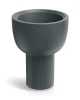Donica wysoka okrągła szara 40 cm Molta Vessel