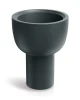 Donica wysoka na nodze okrągła grafitowa 40 cm Molta Vessel