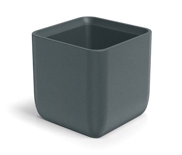 Donica kwadratowa grafitowa 40 cm Molta Square