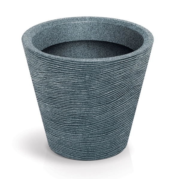 Doniczka okrągła szara 40 cm Tubra Round Ethick