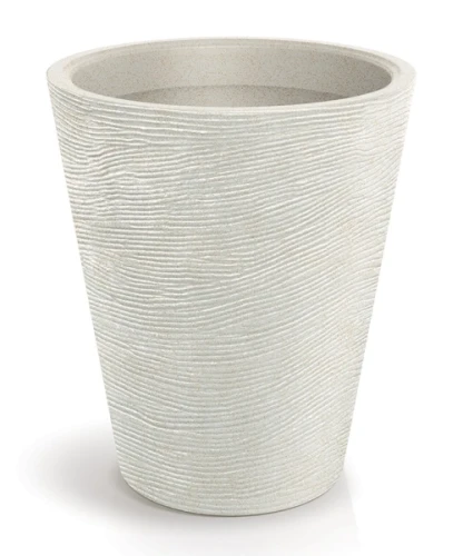 Donica dekoracyjna okrągła kremowa 60 cm Tubra Round Ethick