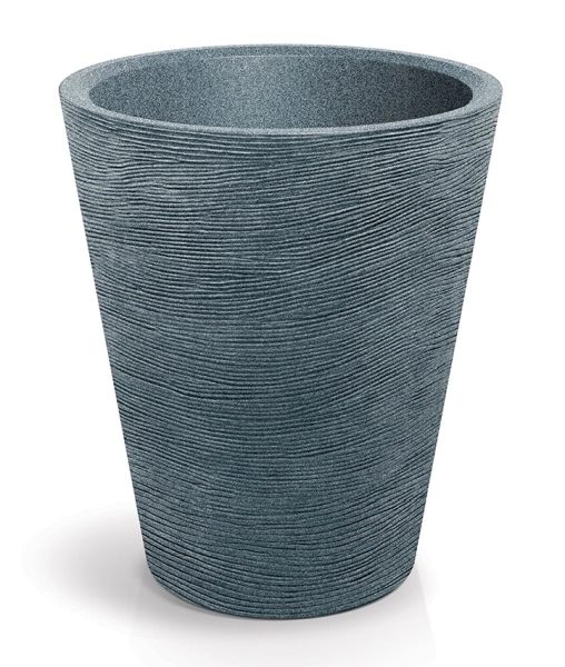 Donica wysoka okrągła szara 60 cm Tubra Round Ethick