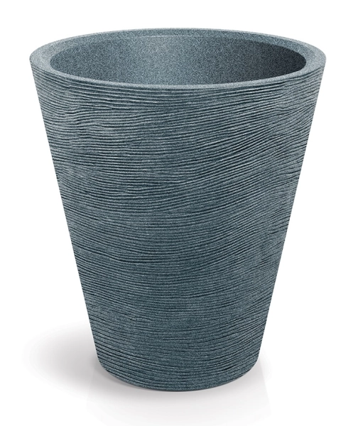 Duża donica  okrągła szara 80 cm Tubra Round Ethick