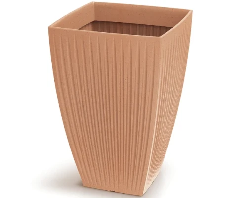 donica wysoka kwadratowa terakota 40 cm Latia Square High