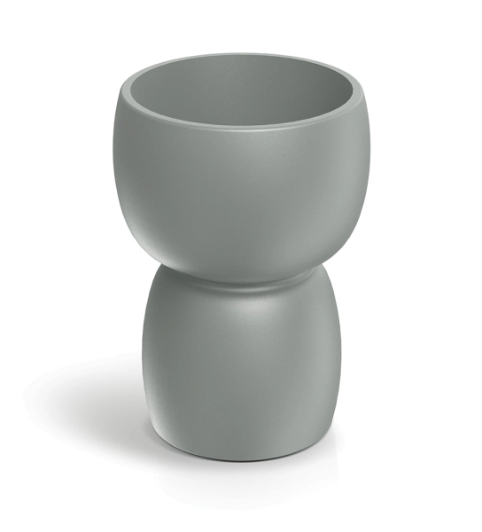 Donica ozdobna szara betonowa 30 cm Duala Round ETHICK TDR30_106GR_concrete_gray