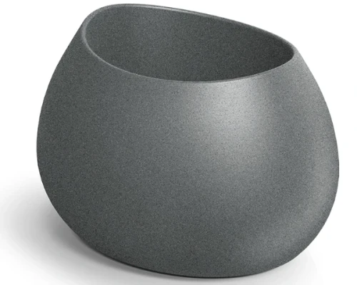 donica dekoracyjna Evolia szara Tiny Granite