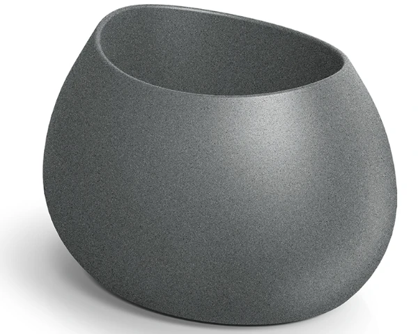 donica dekoracyjna Evolia szara Tiny Granite