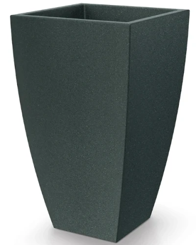 donica kwadratowa wysoka na drzewka grafitowa 65 cm Mooda.webp