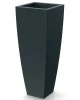 donica kwadratowa wysoka czarna 100 cm Mooda Square High