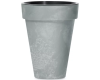Doniczka wysoka 25L z wkładem 18L szara Cube Slim Beton Effect