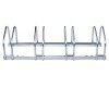 Stojak na 4 rowery metalowy ocynkowany 95 x 33 x 27 cm widok na wprost