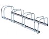 Stojak na 4 rowery metalowy ocynkowany 95 x 33 x 27 cm widok tyłu
