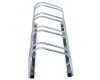 Stojak na 4 rowery metalowy ocynkowany 95 x 33 x 27 cm widok z boku