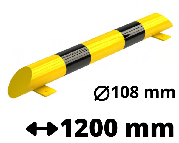 Odbojnica-paletowa-prosta-1200-mm-śr-108 mm