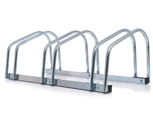 Stojak na 3 rowery metalowy ocynkowany 70 x 33 x 27 cm