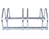 Stojak na 3 rowery metalowy ocynkowany 70 x 33 x 27 cm widok z przodu