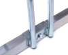 Stojak na 3 rowery metalowy ocynkowany 70 x 33 x 27 cm detal