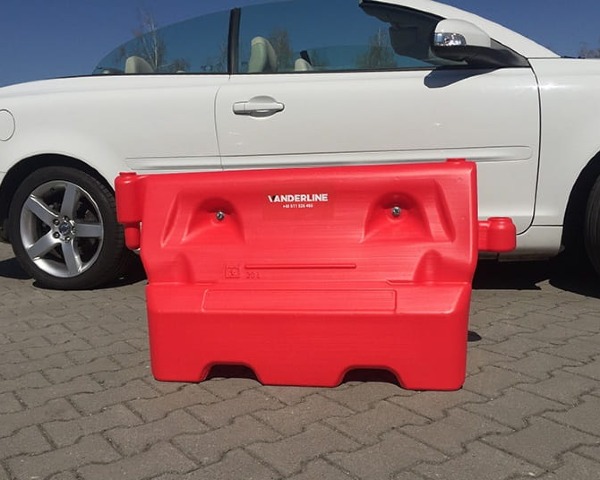 Separator drogowy mobilny prezentacja wielkosci