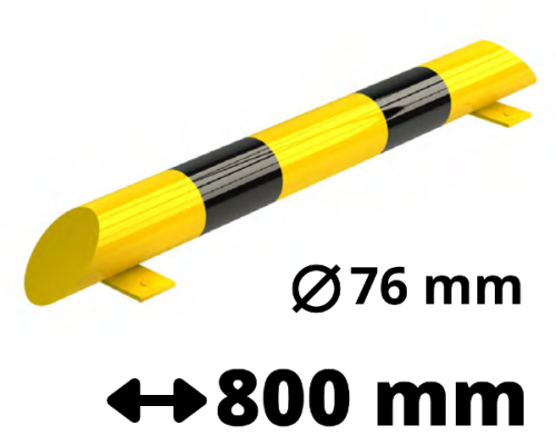 Odbojnica paletowa prosta 800 mm śr. 76 mm.png