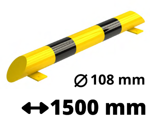 Odbojnica paletowa prosta 1500 mm śr. 108 mm