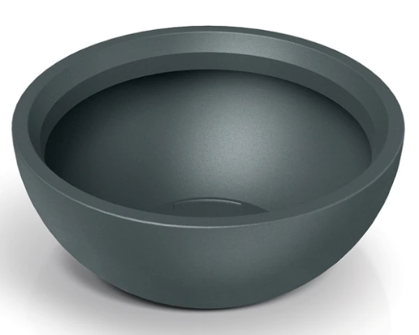 donica niska grafitowa 60 cm Molio Bowl