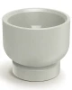 donica okrągła kremowa 40 cm Molta Base Round