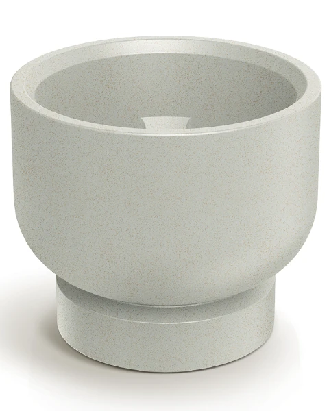 donica okrągła kremowa 40 cm Molta Base Round