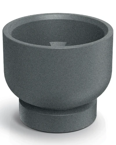 donica okrągła szara 40 cm Molta Base Round