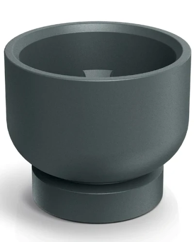 donica okrągła grafitowa 40 cm Molta Base Round