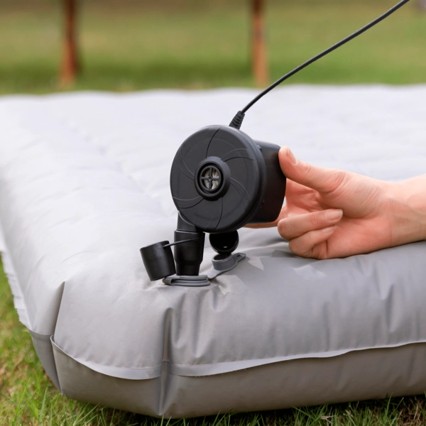 elektryczna pompka do materaca 12 V 230 V - aranżacja