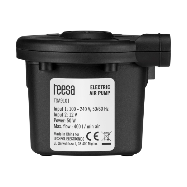 pompka elektryczna do dmuchanego materaca basenu 12v 230v Teesa TSA9101