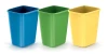3 pojemniki na śmieci - zestaw 3 x 9 litrów Compacta Q Sort Set NSD9S3