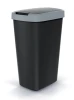 Kosz na odpady 45 litrów szary / czarny Compacta Q Flap Keden NSAB45_429U