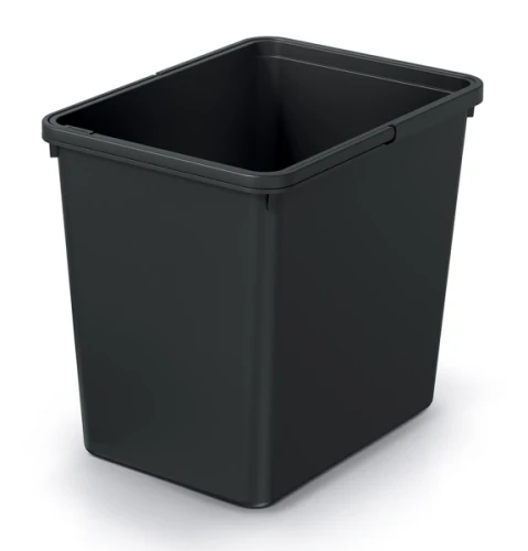 Pojemnik na odpady czarny z rączką 23 L Systema Basic NKS23B
