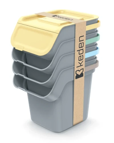 kosze-do-segregacji-4x20-litrow--grafutiwy-keden