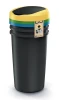 zestaw koszy na śmieci 3 x 50L Compacta R Flap Set marki Keden