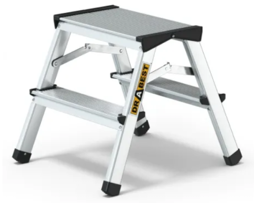 Dwustopniowa drabina aluminiowa dwustronna - Drabest