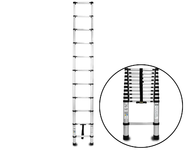 Teleskopowa drabina aluminiowa 3,2 m HOME