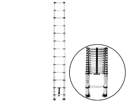 Teleskopowa drabina aluminiowa 13 szczebli