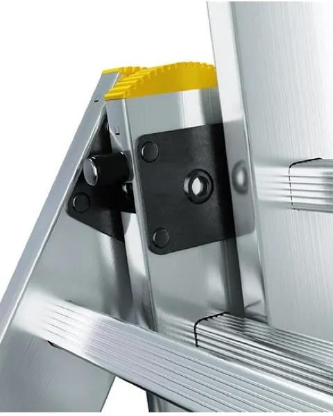 Drabina aluminiowa 3-elementowa Drabest PRO detal łączenia