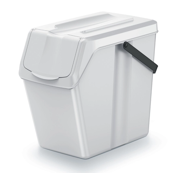 Kosz na śmieci 25L popielaty Sortibox ISWB25_427C Keden