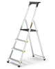 Drabina aluminiowa 4-stopniowa z półką 150 kg Drabest