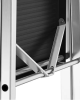 Drabina aluminiowa 8-stopniowa z półką 150 kg Drabest - prezentacja złożonego podestu