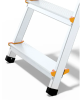 Drabina składana jednostronna aluminiowa 8-stopniowa z półką 150 kg Drabest - prezentacja szczebli