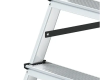 Drabina aluminiowa 4 stopniowa dwustronna 125 kg Drabest - detal stopień