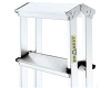 Drabina aluminiowa 8 stopniowa dwustronna 125 kg Drabest - detal zawias