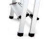 Drabina aluminiowa 8 stopniowa dwustronna 125 kg Drabest - detal nózki