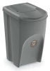 Kosz na śmieci Sortibox IKWB35 35L ciemnoszary  z brązową naklejką