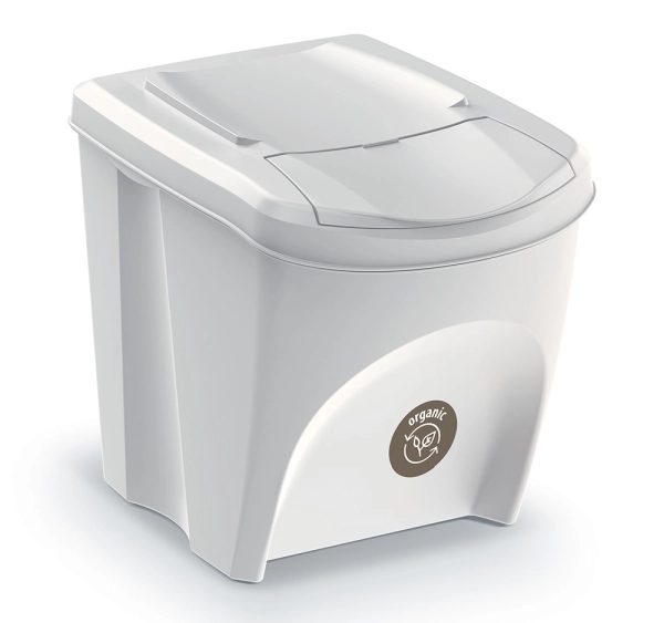 Kosz na śmieci 25L Keden Sortibox IKWB25 z naklejką - na odpady organiczne