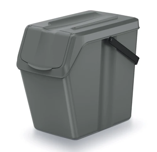 Pojemnik na śmieci 25 L Sortibox ISWB25_405U marki Keden szary kamienny